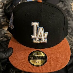 Dodgers fitted hat 7 5/8 super 🔥 color way rare hard to find brand new